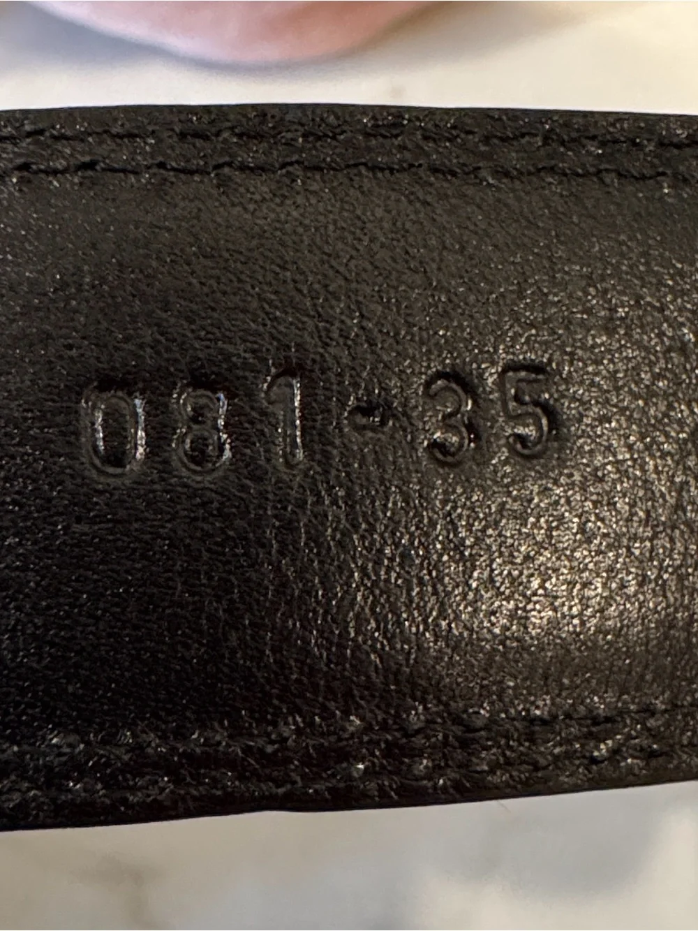 NEW NWOT Italian Leather Black Belt L Waist 40 42